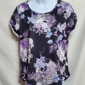 Womens Skull Blouse